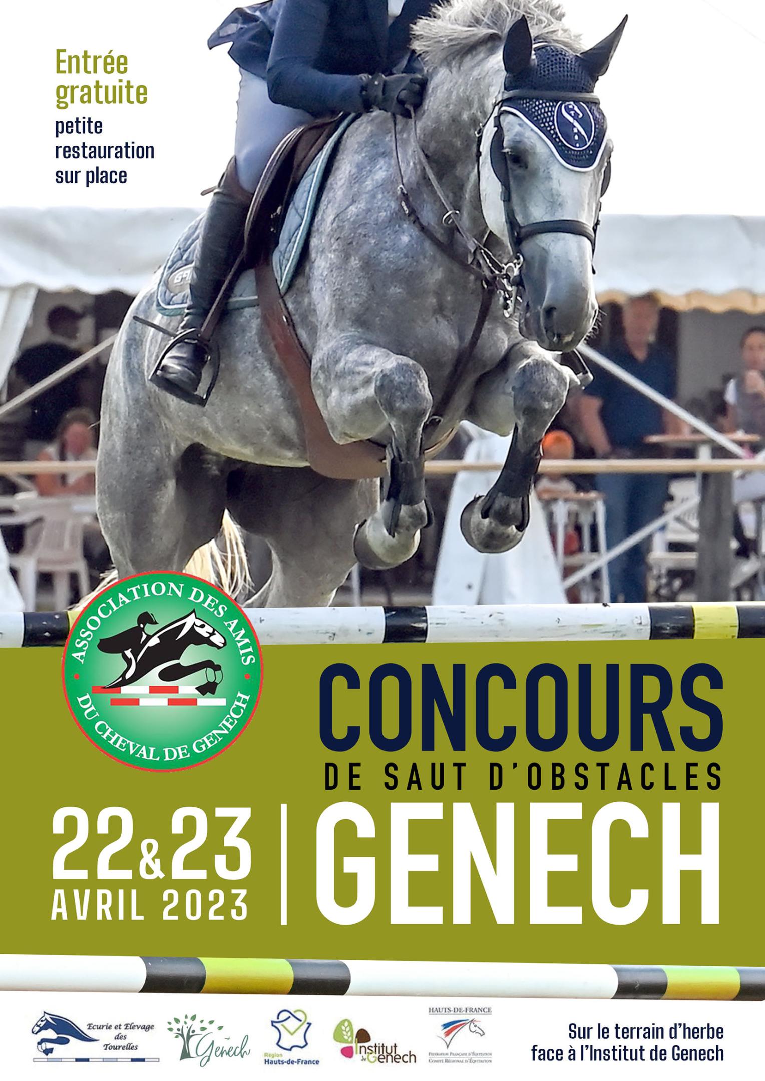 Poster Cheval Saut d'obstacle